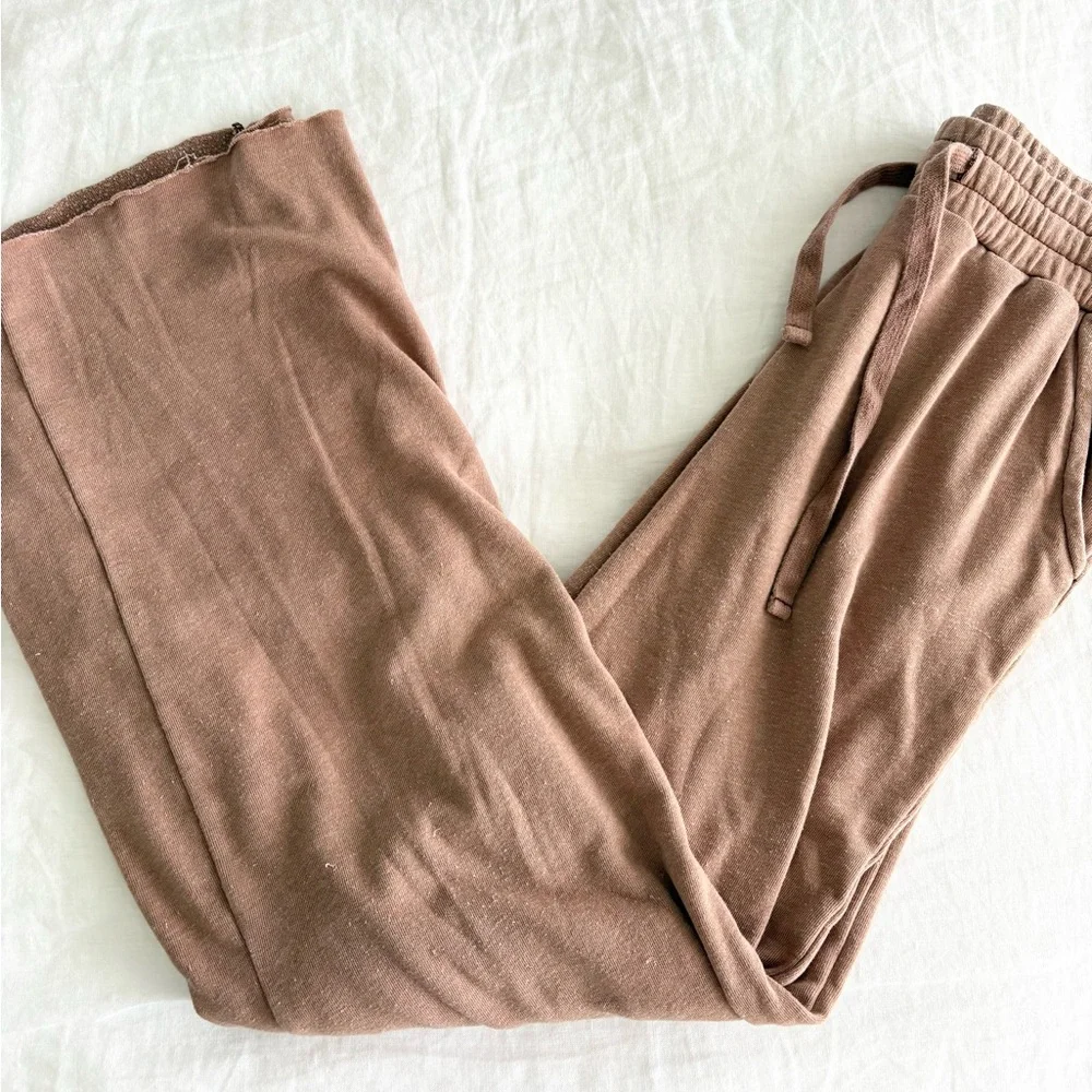 American Eagle Wide Leg Lounge Pants - Picture 2 of 4